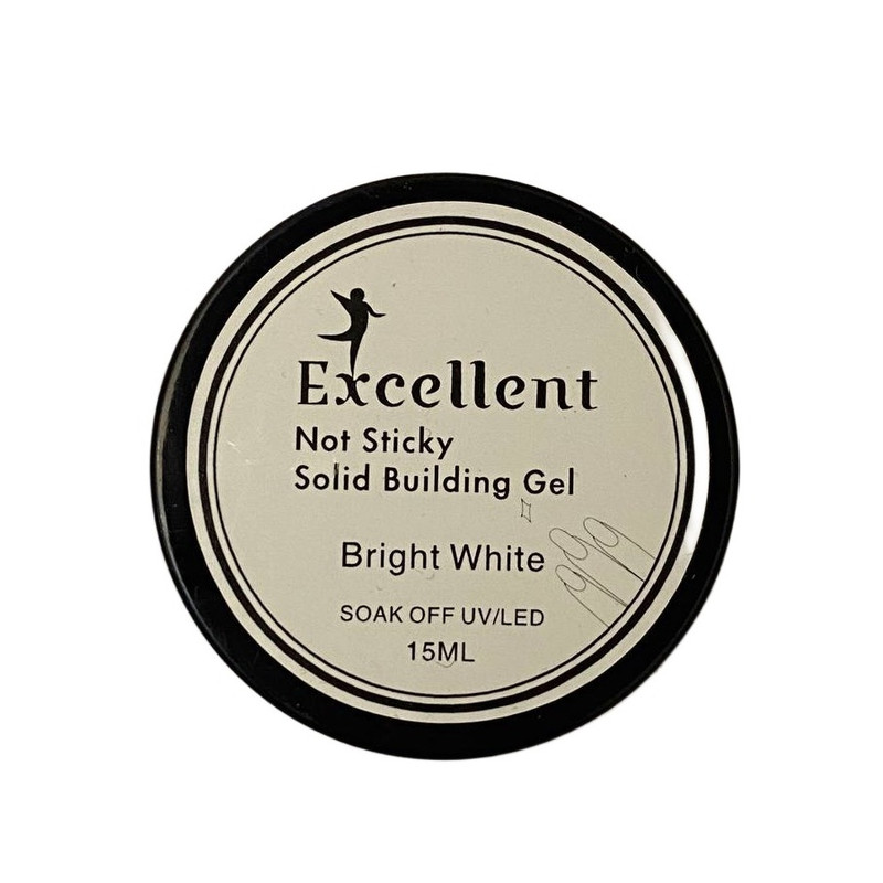 بیلدر ژل اکسلنت مدل Bright White حجم 15 میلی لیتر بیلدر ژل اکسلنت مدل Bright White حجم 15 میلی لیتر