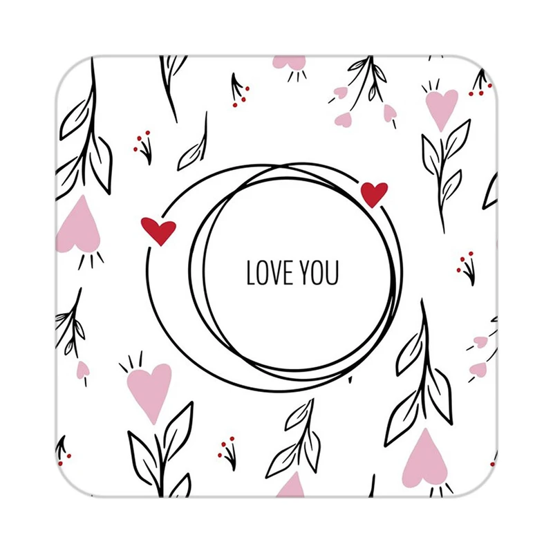 زیر لیوانی کاکتی طرح عاشقانه مدل mp41101