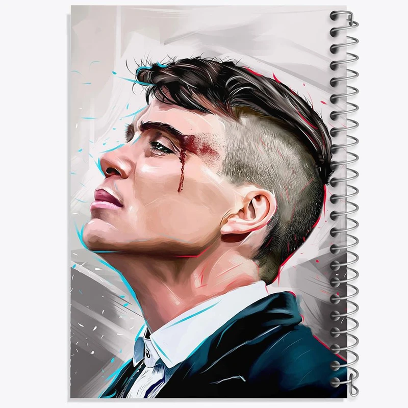 دفتر مشق 50 برگ خندالو مدل سریال پیکی بلایندرز Peaky Blinders کد 3196