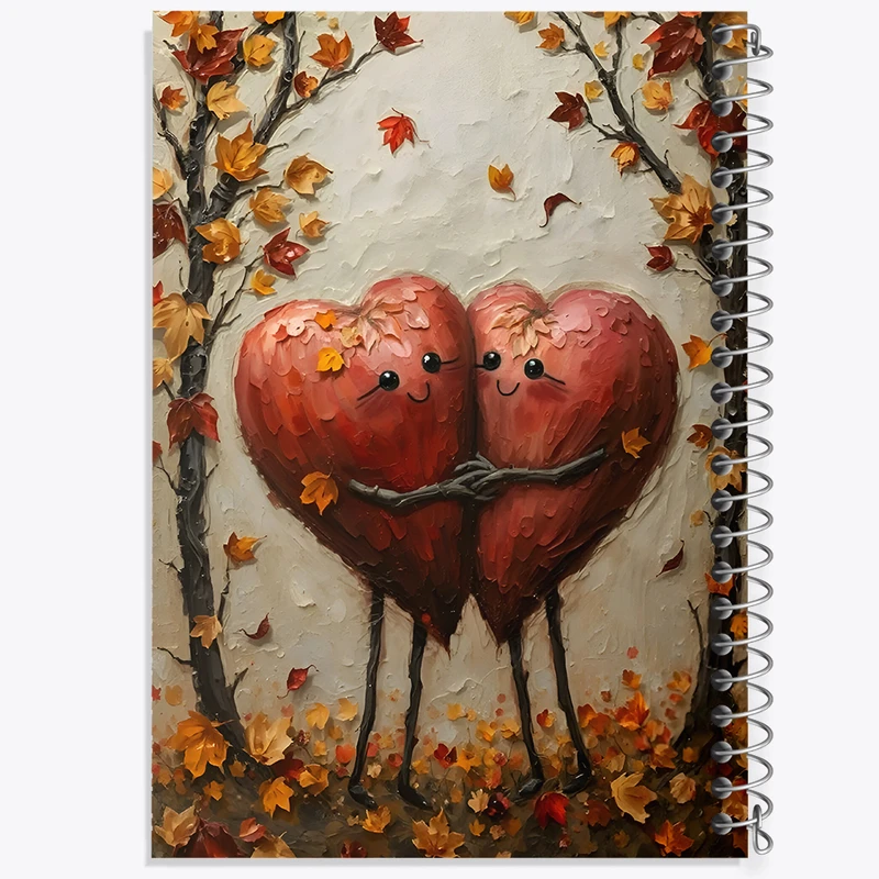 دفتر نقاشی 50 برگ خندالو طرح قلب عاشق کد F6121