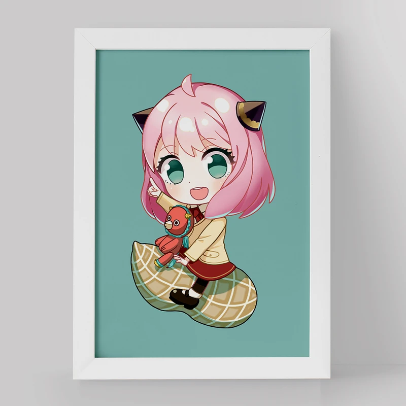 تابلو خندالو مدل آنیا فورجر انیمه اسپای ایکس فمیلی کد 15588