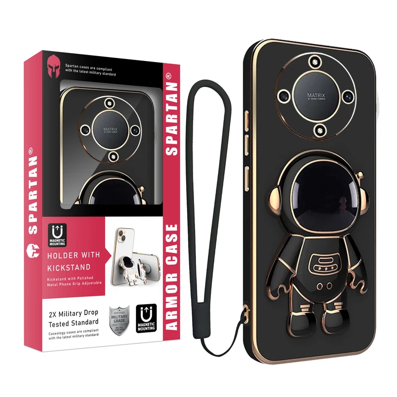 کاور اسپارتان مدل Astronaut Strap مناسب برای گوشی موبایل هوآوی Magic 5 Lite به همراه بندآویز