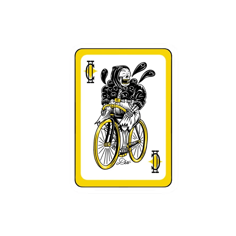 استیکر لپ تاپ طرح Doubt Cycle کد  ST-383