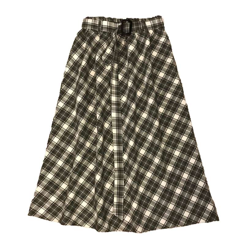 دامن زنانه مدل پشمی چهارخانه کد DP198