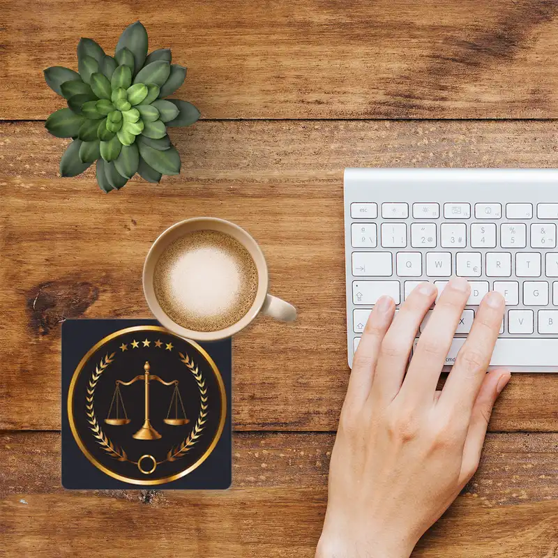 زیر لیوانی طرح وکالت مدل MC1217