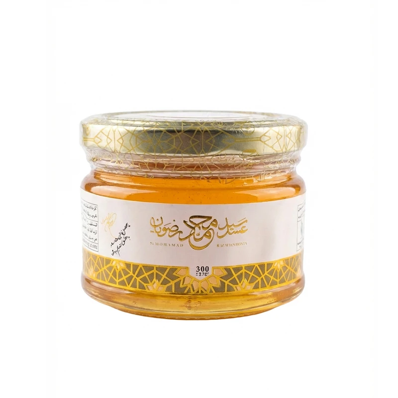 عسل طبیعی گون گزانگبین سید محمد رضویان - 300 گرم