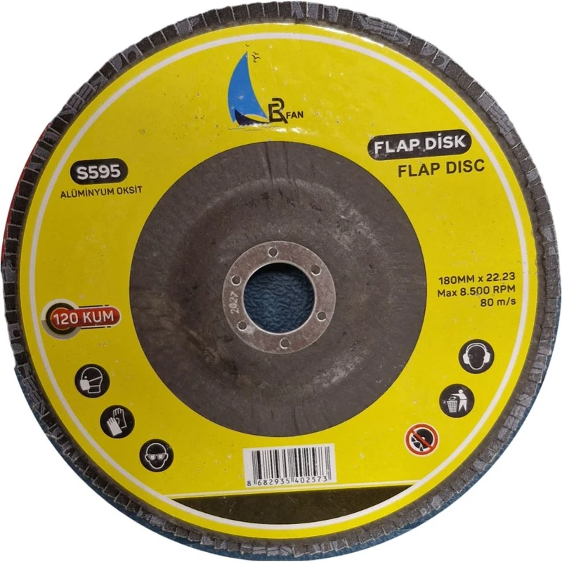 سنباده فلاپ دیسک عرفان مدل 120 قطر 180 میلیمتر