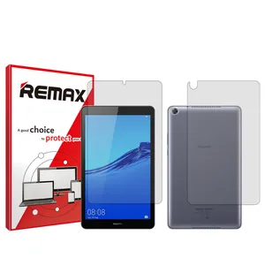 Remax transparent screen protector HyGEL model suitable for Huawei MediaPad M5 Lite tablet along with tablet back protector