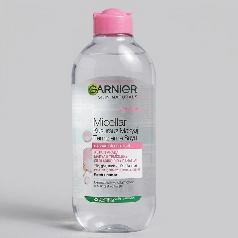 محلول پاک کننده آرایش صورت گارنیه مدل Skin Naturals حجم 400 میلی لیتر