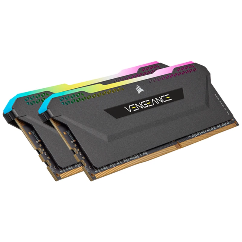  رم دسکتاپ DDR4 دو کاناله 3600 مگاهرتز CL18 کورسیر مدل VENGEANCE RGB PRO ظرفیت 32 گیگابایت