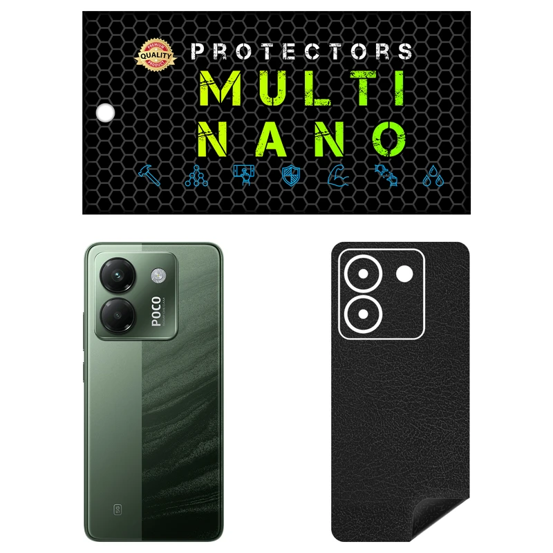 برچسب پوششی مولتی نانو طرح چرم مدل X-F1L مناسب برای گوشی موبایل شیائومی Poco M7 Pro 5G