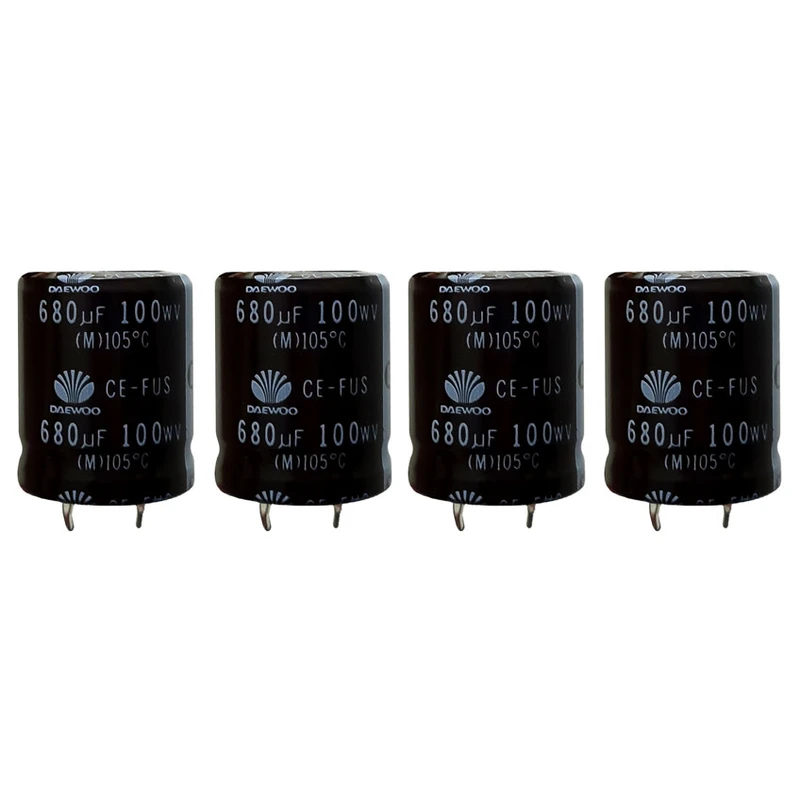خازن 680 میکروفاراد 100 ولت دوو مدل SK-680100 بسته 4 عددی