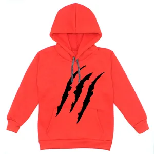 هودی پسرانه مدل چنگ W16 رنگ قرمز