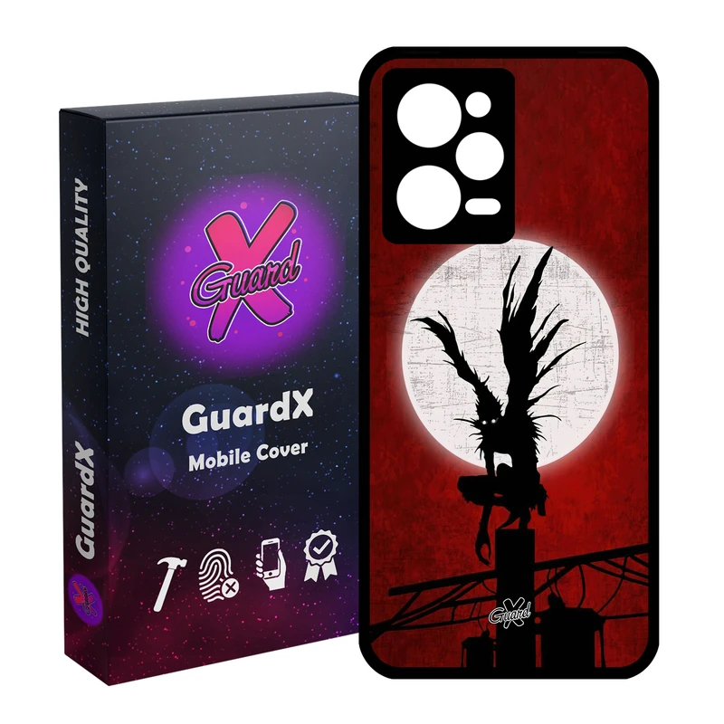 کاور گارد ایکس طرح دفترچه مرگ انیمه مدل Glass10556 مناسب برای گوشی موبایل شیائومی Redmi Note 12 Pro 5G/Poco X5 Pro 5G/Note 12 Pro Pro speed