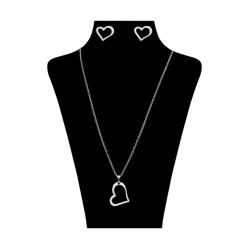 نیم ست زنانه مدل قلب کد mab1