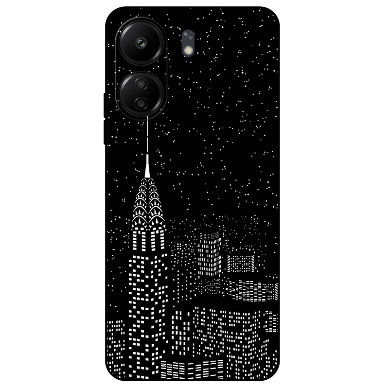 کاور مگافون طرح نیویورک مدل 7768 مناسب برای گوشی موبایل شیائومی Redmi 13C  