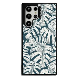 AKAM AMC-WSGS22U-LEAVES-37 Cover For Samsung Galaxy S22 Ultra