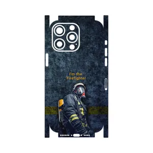 MAHOOT Firefighter-FullSkin Cover Sticker for Apple iPhone 15 Pro Max