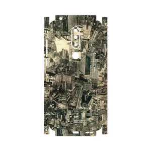MAHOOT Collage of Skyscraper-FullSkin Cover Sticker for Nokia 5.1 Plus