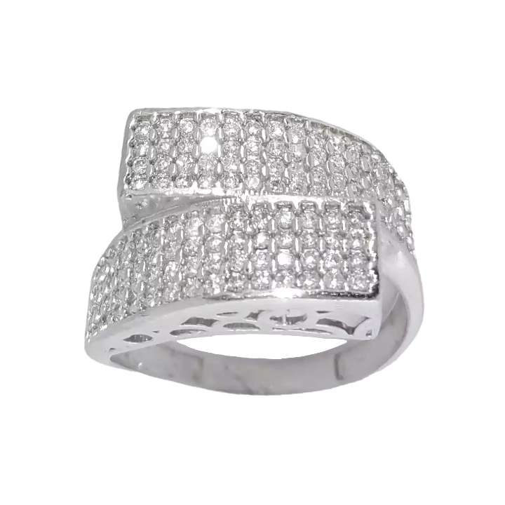 انگشتر نقره زنانه مدل 48