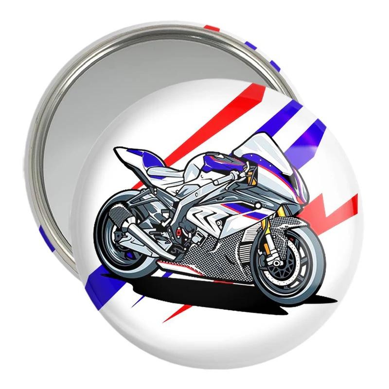 آینه جیبی خندالو مدل موتور سیکلت  کد 10345