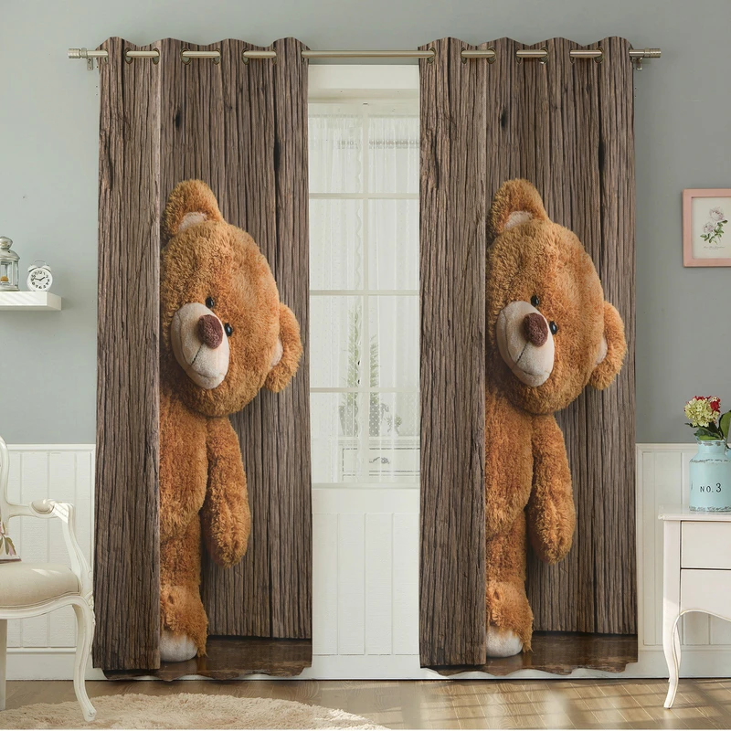 پرده نیروانا طرح  کودک مدل مخمل کد 5264سایز 140×280 سانتی متر