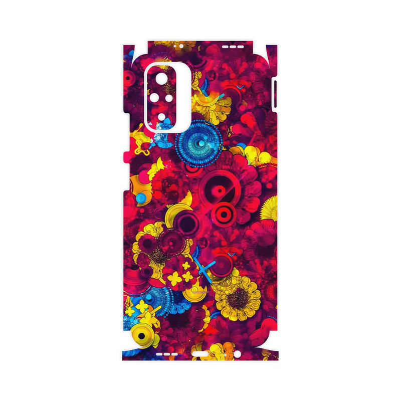 برچسب پوششی ماهوت مدل Vector Flower Garden Digital Art-FullSkin مناسب برای گوشی موبایل شیائومی Redmi Note 10s