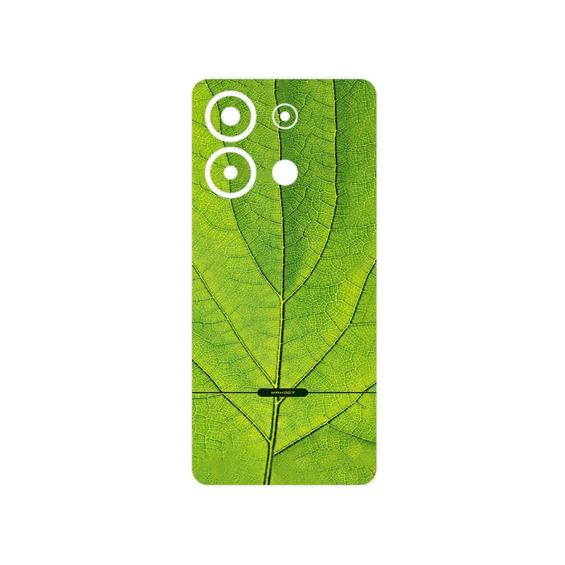 برچسب پوششی ماهوت مدل Leaf_Texture مناسب برای گوشی موبایل شیائومی Redmi Note 13 4G