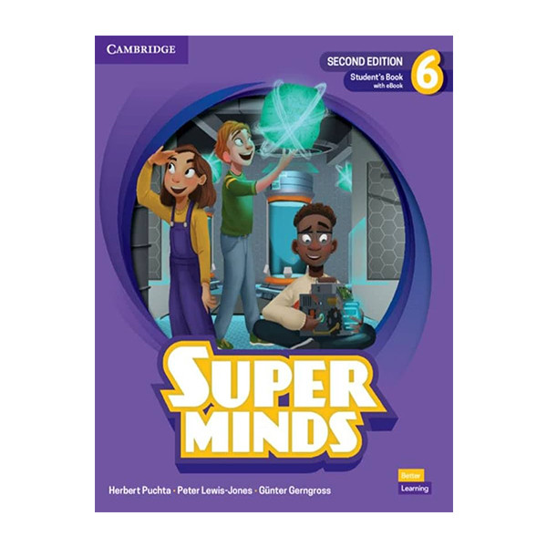 کتاب Super Minds 6 اثر جمعی از نویسندگان انتشارات دانشگاه کمبریج 3 جلدی