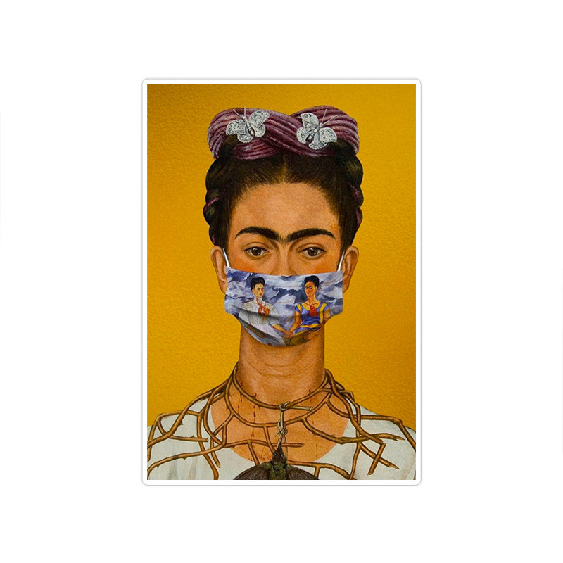 استیکر تزئینی موبایل و تبلت ماسا دیزاین طرح فریدا کالو مدل STK875