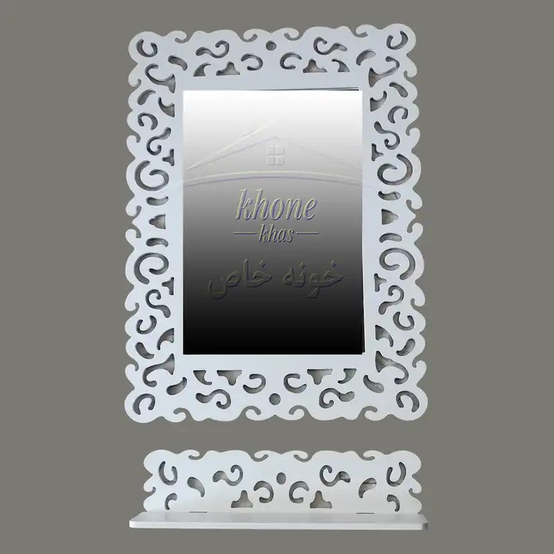 آینه خونه خاص مدل ماهور به همراه شلف دیواری