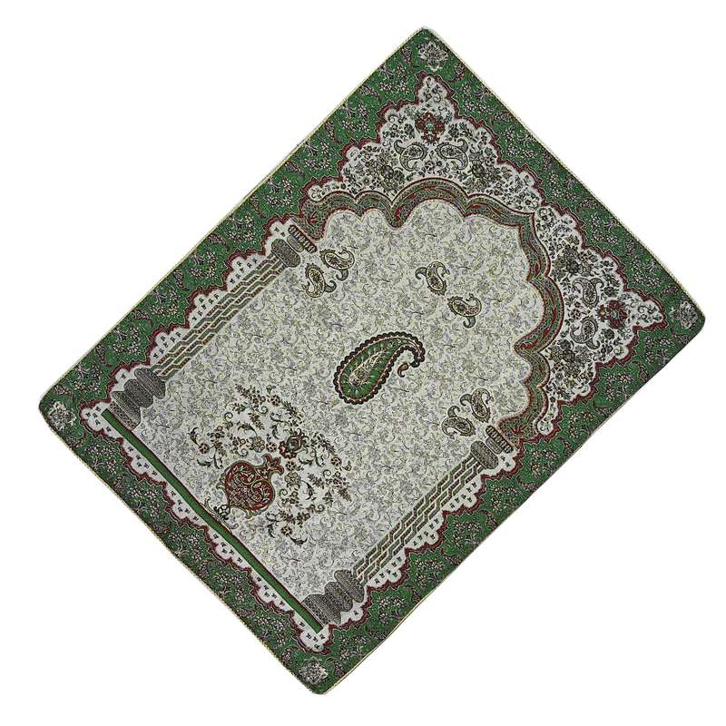 رومیزی ترمه مدل بته جقه کد SBZL80-48