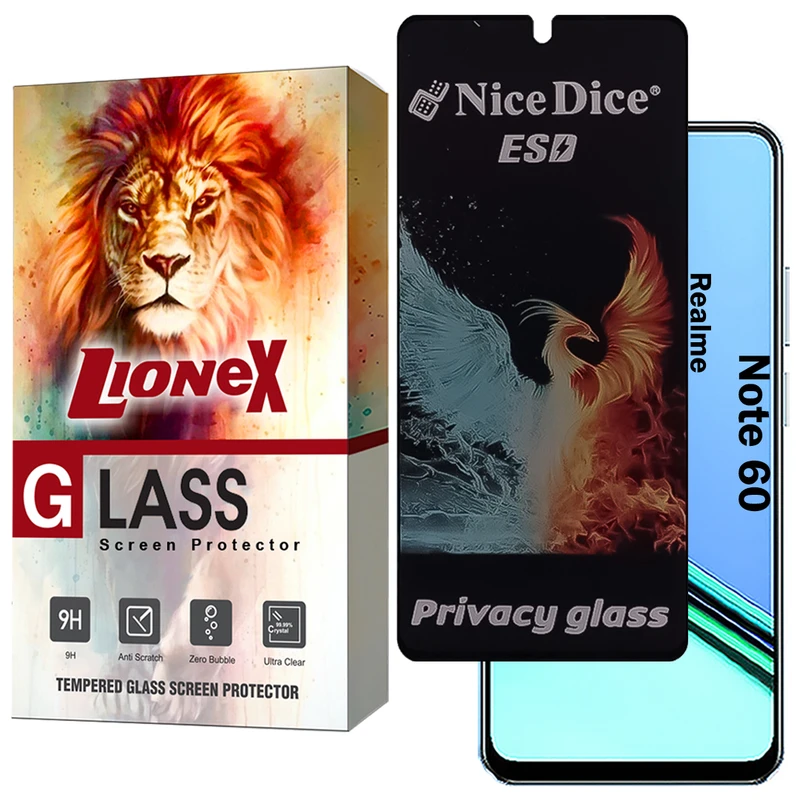 محافظ صفحه نمایش لایونکس مدل LND7 مناسب برای گوشی موبایل ریلمی Note 60