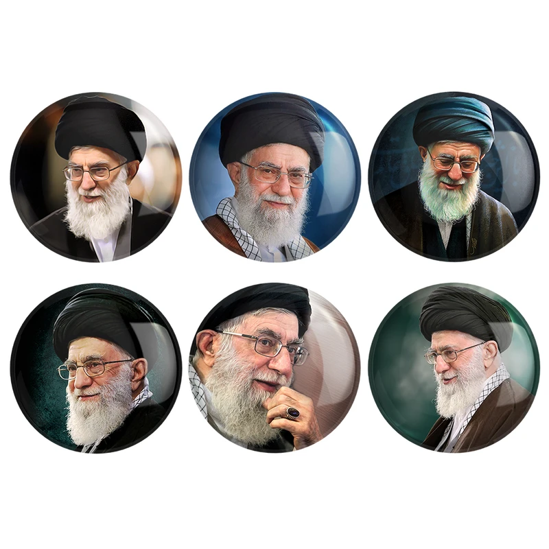 مگنت خندالو طرح تصویر رهبر کد 136B مجموعه 6 عددی
