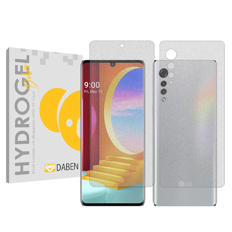 محافظ صفحه نمایش مات دبن مدل Tough مناسب برای گوشی موبایل ال جی Velvet به همراه محافظ پشت گوشی