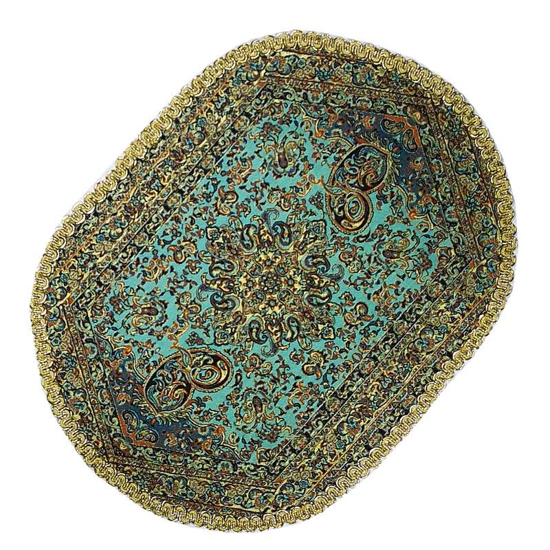 رومیزی ترمه مدل ترنج کد BZSB45-32