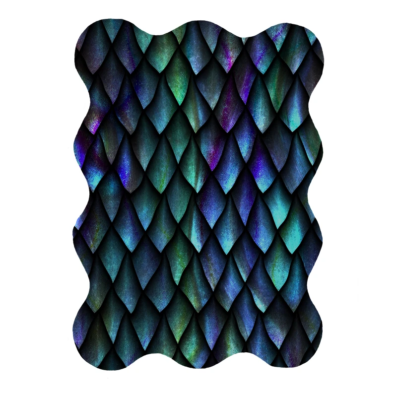 پادری مدل دالبر طرح آبرنگی کد 9182 سایز 80x110 سانتی متر 