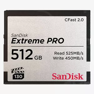 کارت حافظه CompactFlash سن دیسک مدل  Extreme Pro CFast 2.0 سرعت 525MB/s ظرفیت 512 گیگابایت