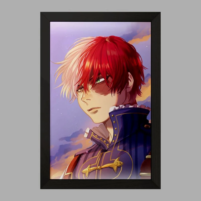 تابلو خندالو مدل  شوتو تودوروکی انیمه آکادمی قهرمان من My Hero Academia  کد 23490