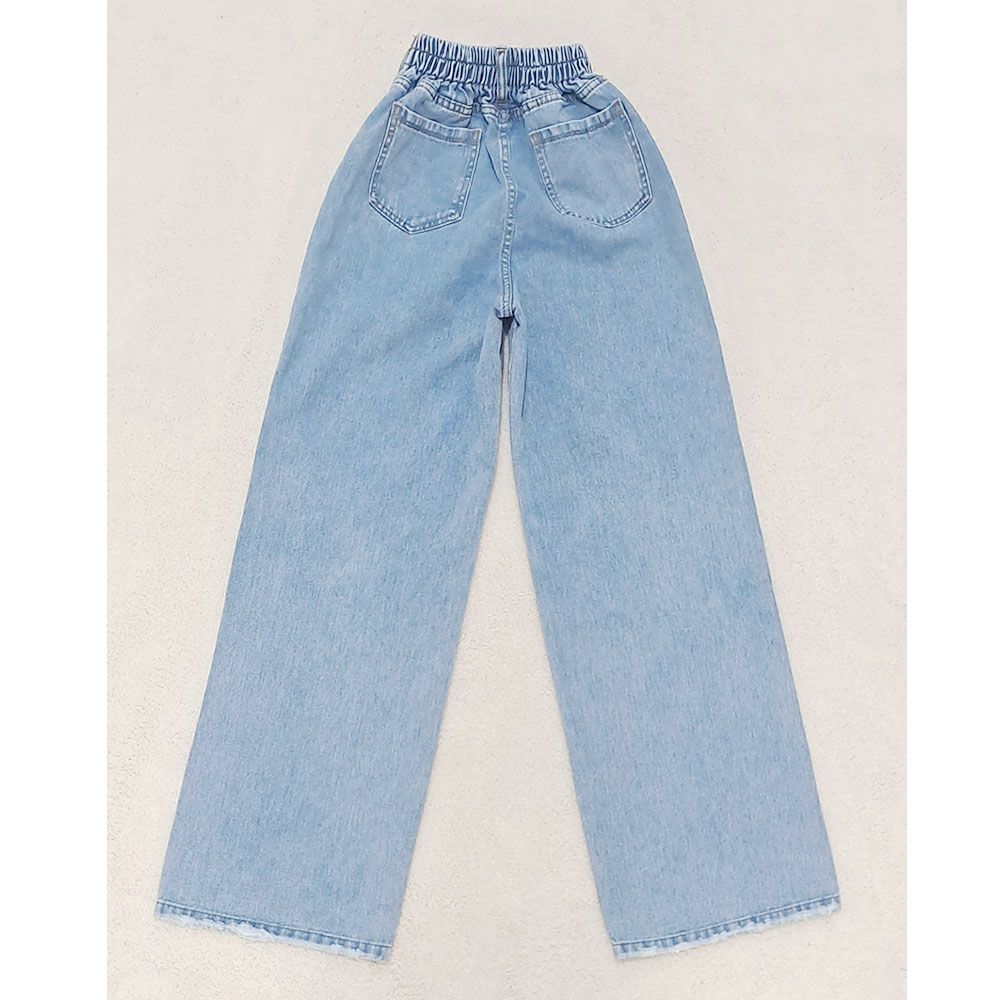 شلوار جین زاپ دار زنانه دیان مدل بگ -  - 4