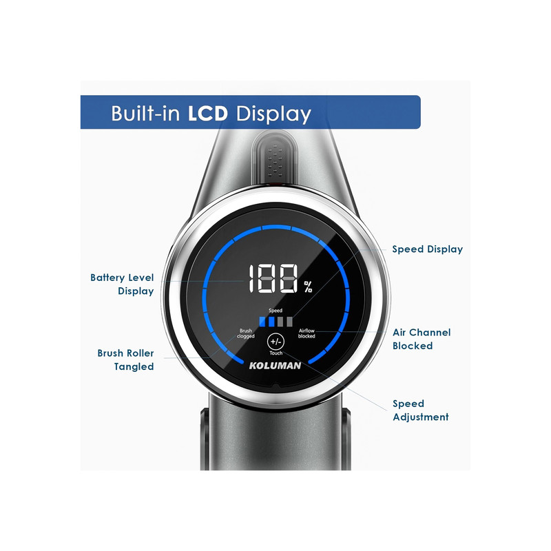 جارو شارژی عصایی کلومن مدل K-C1