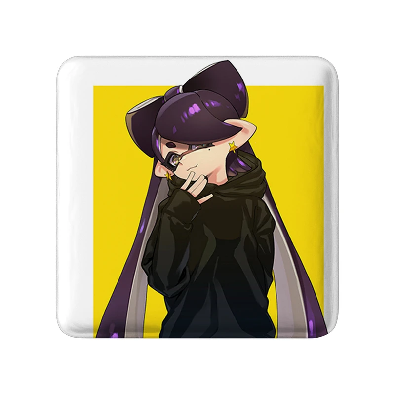 مگنت خندالو طرح بازی اسپلاتون (Splatoon) مدل مربعی کد 33315