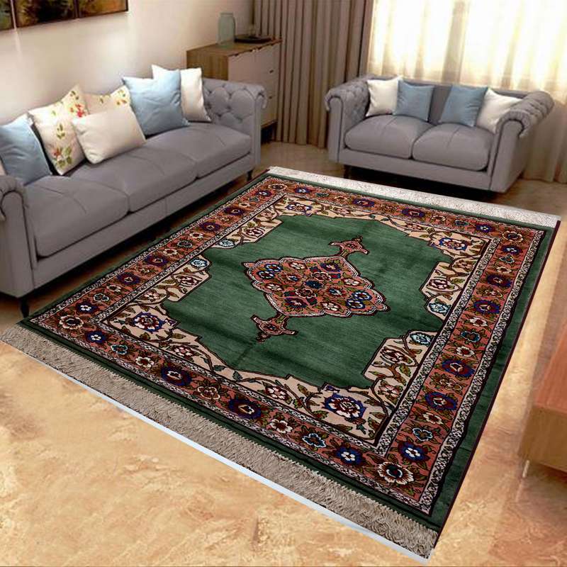 فرش دستباف دو متری طرح ترنج مدل AA