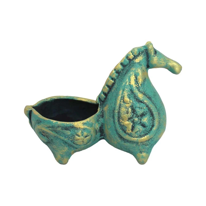 گلدان سرامیکی طرح اسب کد S
