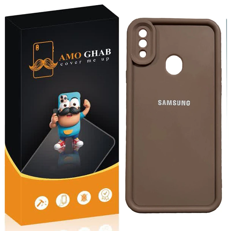 کاور عمو قاب مدل سیلیکونی سولید مناسب برای گوشی موبایل سامسونگ Galaxy A20