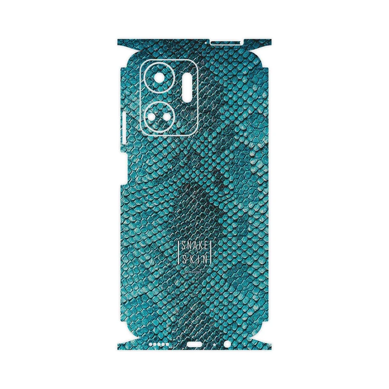 برچسب پوششی ماهوت مدل Blue Snake Skin-FullSkin مناسب برای گوشی موبایل آنر X7a