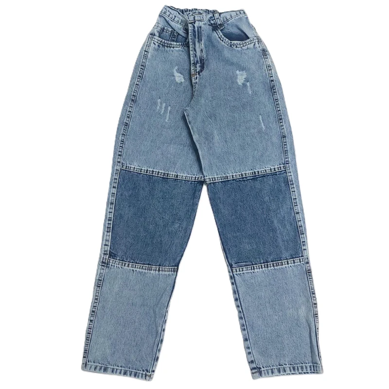 شلوار جین مام استایل پسرانه مدل hakan 65100