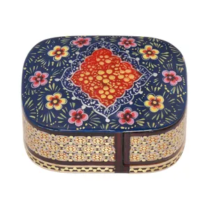 جا سکه‌ای خاتم کاری چوبی مدل کشویی کد 7