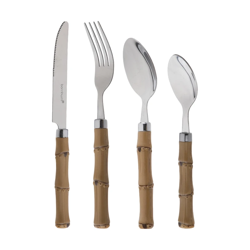 سرویس قاشق و چنگال 24 پارچه بامبوم مدل B1111-Matia