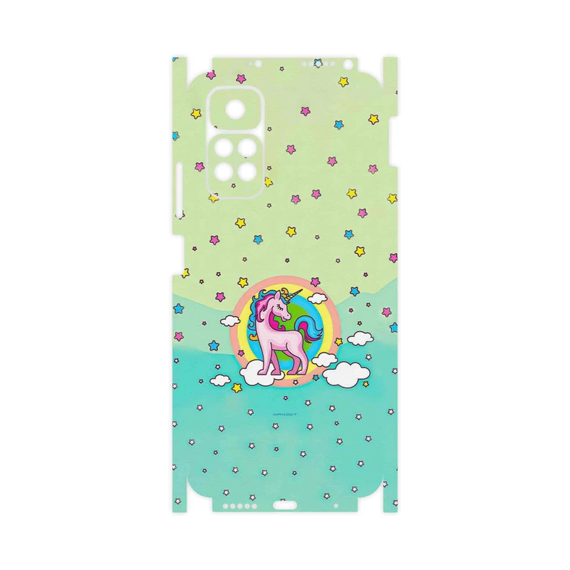 برچسب پوششی ماهوت مدل Rainbow unicorn adventure-FullSkin مناسب برای گوشی موبایل شیائومی Redmi Note 11S